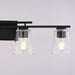 Vaxcel - W0593 - Four Light Vanity - Sedona - Matte Black