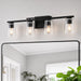 Vaxcel - W0593 - Four Light Vanity - Sedona - Matte Black