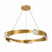 Zeev Lighting - CD11625-LED-5-48-AGB - LED Chandelier - Arcus - Aged Brass