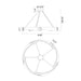 Zeev Lighting - CD11625-LED-5-48-AGB - LED Chandelier - Arcus - Aged Brass