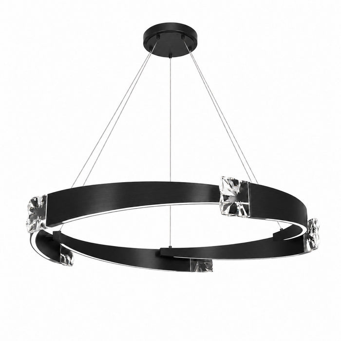 Zeev Lighting - CD11627-LED-5-48-SBB - LED Chandelier - Arcus - Satin Brushed Black