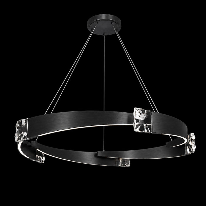 Zeev Lighting - CD11627-LED-5-48-SBB - LED Chandelier - Arcus - Satin Brushed Black