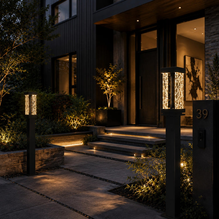 Zeev Lighting - EBP11527-LED-MBK - LED Bollard Post Mount - Lucus - Matte Black