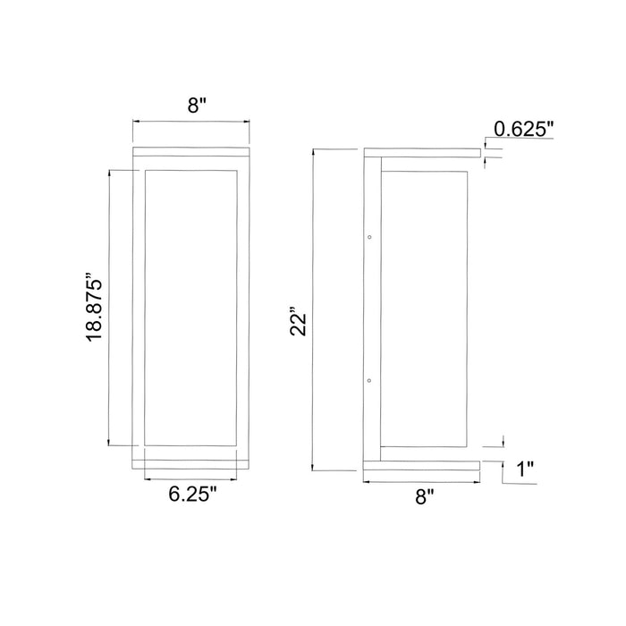 Zeev Lighting - EW12102-LED-MBK - LED Wall Sconce - Levana - Matte Black