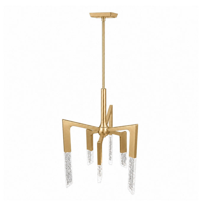 Zeev Lighting - CD12001-LED-5-24-AGB - LED Chandelier - Valenza - Aged Brass