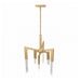 Zeev Lighting - CD12001-LED-5-24-AGB - LED Chandelier - Valenza - Aged Brass