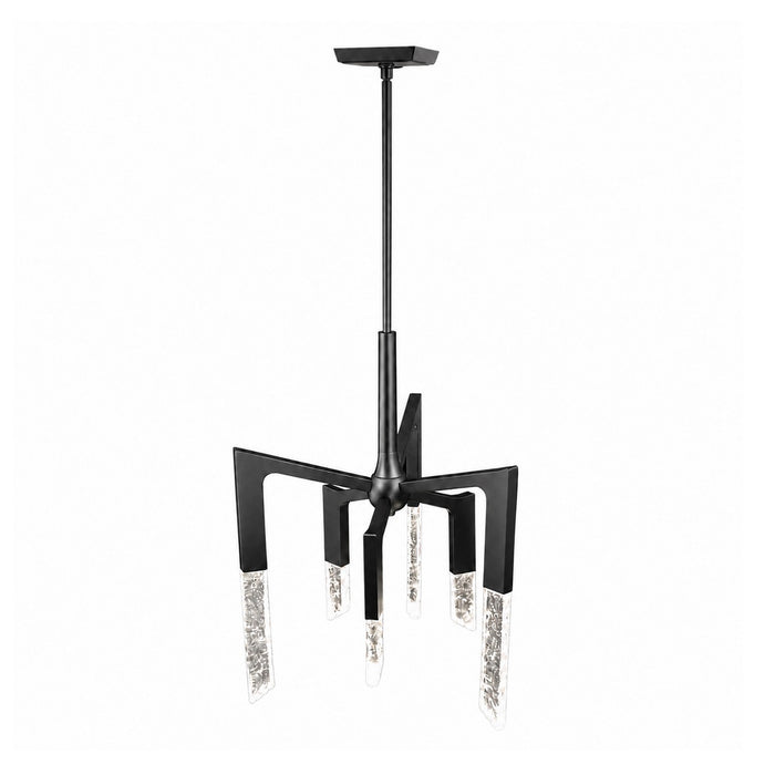 Zeev Lighting - CD12003-LED-5-24-SBB - LED Chandelier - Valenza - Satin Brushed Black