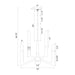 Zeev Lighting - CD12003-LED-5-24-SBB - LED Chandelier - Valenza - Satin Brushed Black