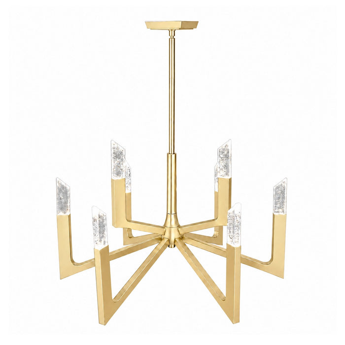 Zeev Lighting - CD12004-LED-9-36-AGB - LED Chandelier - Valenza - Aged Brass