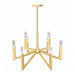 Zeev Lighting - CD12004-LED-9-36-AGB - LED Chandelier - Valenza - Aged Brass
