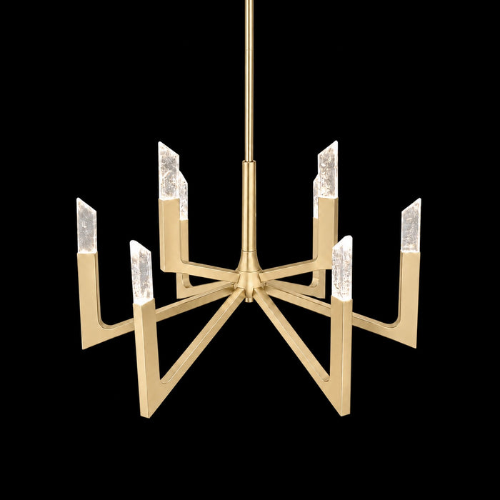 Zeev Lighting - CD12004-LED-9-36-AGB - LED Chandelier - Valenza - Aged Brass