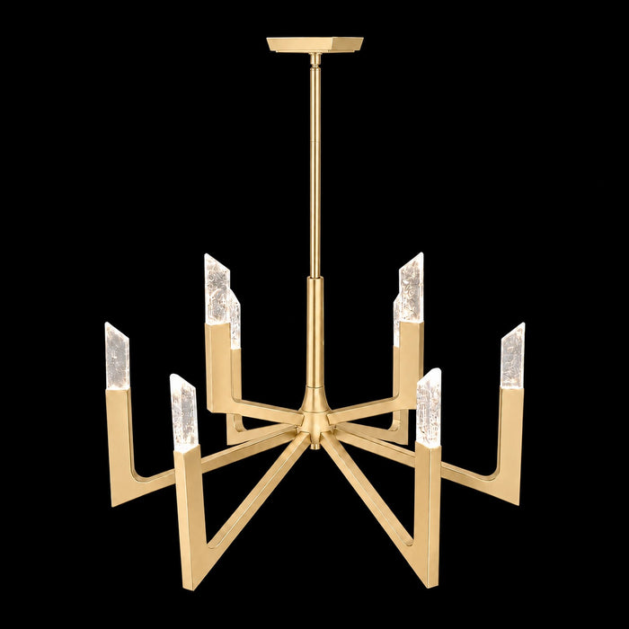Zeev Lighting - CD12004-LED-9-36-AGB - LED Chandelier - Valenza - Aged Brass