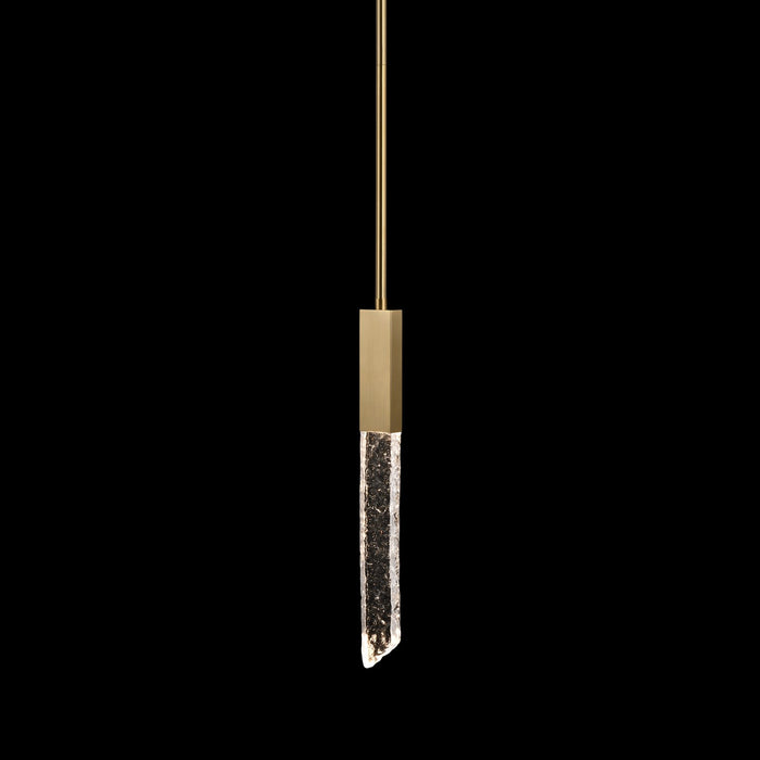 Zeev Lighting - MP12010-LED-AGB - LED Mini-Pendant - Valenza - Aged Brass