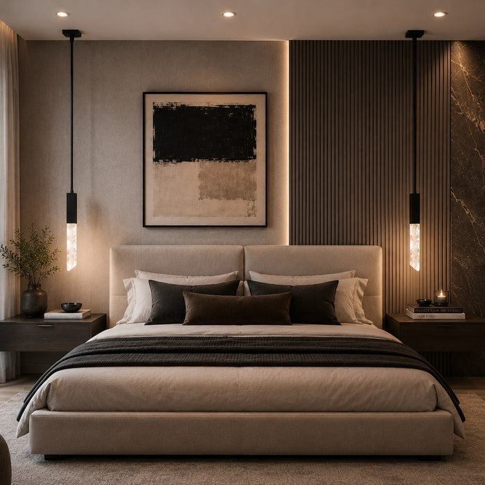 Zeev Lighting - MP12012-LED-SBB - LED Mini-Pendant - Valenza - Satin Brushed Black