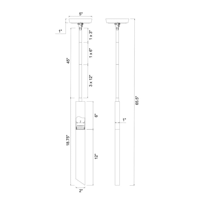 Zeev Lighting - MP12012-LED-SBB - LED Mini-Pendant - Valenza - Satin Brushed Black