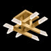 Zeev Lighting - SF12025-LED-8-AGB - LED Semi-Flush Mount - Valenza - Aged Brass