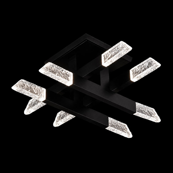 Zeev Lighting - SF12027-LED-8-SBB - LED Semi-Flush Mount - Valenza - Satin Brushed Black