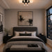 Zeev Lighting - SF12027-LED-8-SBB - LED Semi-Flush Mount - Valenza - Satin Brushed Black