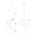Zeev Lighting - WS12015-LED-2-SBB - LED Wall Sconce - Valenza - Satin Brushed Black