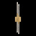 Zeev Lighting - WS12019-LED-2-LHF-AGB - LED Wall Sconce - Valenza - Aged Brass