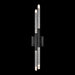 Zeev Lighting - WS12024-LED-2-RHF-SBB - LED Wall Sconce - Valenza - Satin Brushed Black