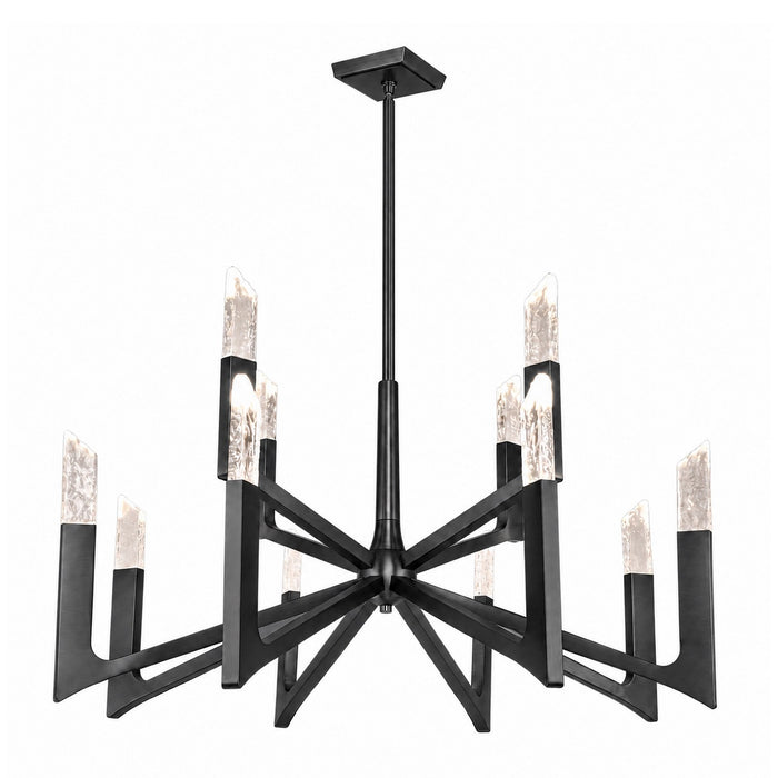 Zeev Lighting - CD12009-LED-12-42-SBB - LED Chandelier - Valenza - Satin Brushed Black