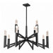 Zeev Lighting - CD12009-LED-12-42-SBB - LED Chandelier - Valenza - Satin Brushed Black
