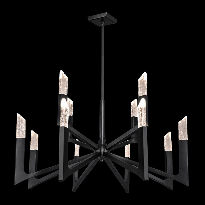 Zeev Lighting - CD12009-LED-12-42-SBB - LED Chandelier - Valenza - Satin Brushed Black