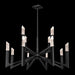 Zeev Lighting - CD12009-LED-12-42-SBB - LED Chandelier - Valenza - Satin Brushed Black