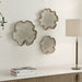 Uttermost - 03513 - Wall Decor, S/3 - Selene - Gray