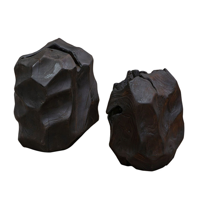 Uttermost - 17152 - Sculpture, Set/2 - Ember Root - Black