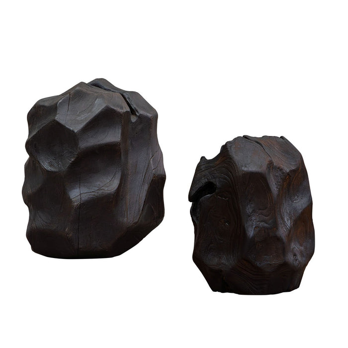 Uttermost - 17152 - Sculpture, Set/2 - Ember Root - Black