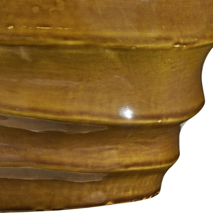 Uttermost - 18389 - Planter - Canyon Wave - Organic Form And Glossy