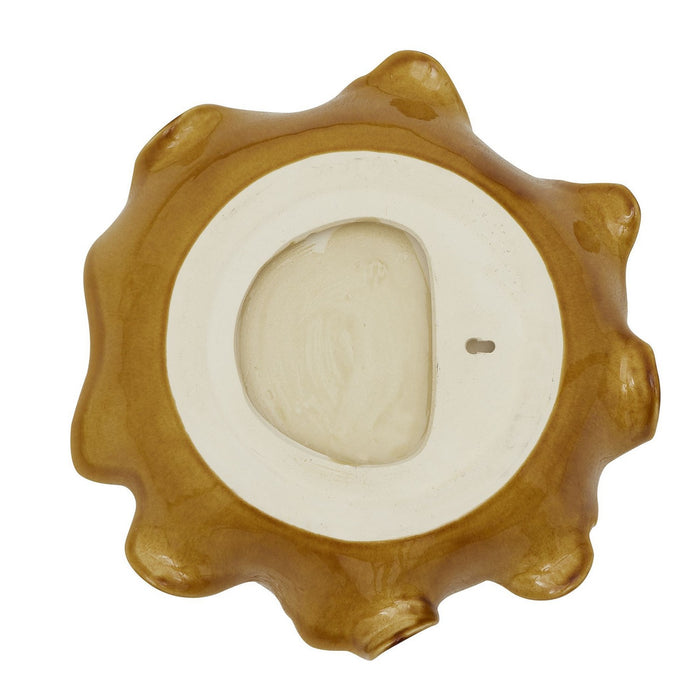Uttermost - 18392 - Bowl - Golden Crest Ruffle - Organic Form And Glossy