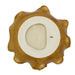 Uttermost - 18392 - Bowl - Golden Crest Ruffle - Organic Form And Glossy