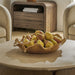 Uttermost - 18392 - Bowl - Golden Crest Ruffle - Organic Form And Glossy