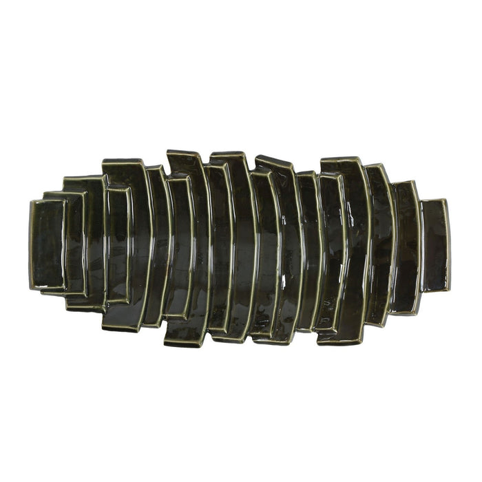 Uttermost - 18398 - Bowl - Harbor Ridge - Olive Green