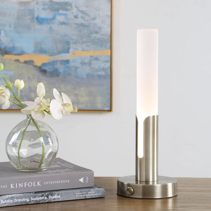 Uttermost - 30690-1 - LED Accent Lamp - Tron - Plated Brass