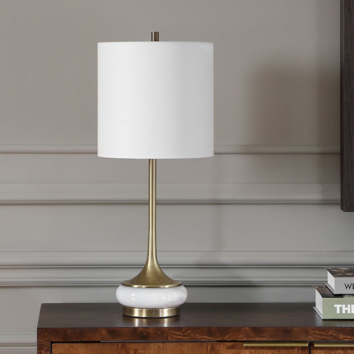 Uttermost - 30820-1 - One Light Table Lamp - Molena - Antique Brass