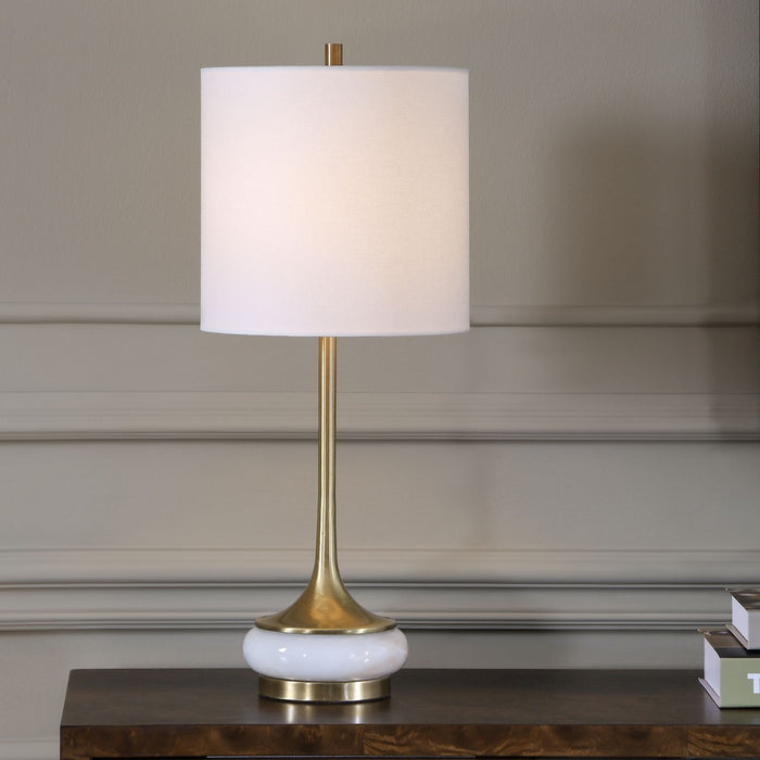 Uttermost - 30820-1 - One Light Table Lamp - Molena - Antique Brass