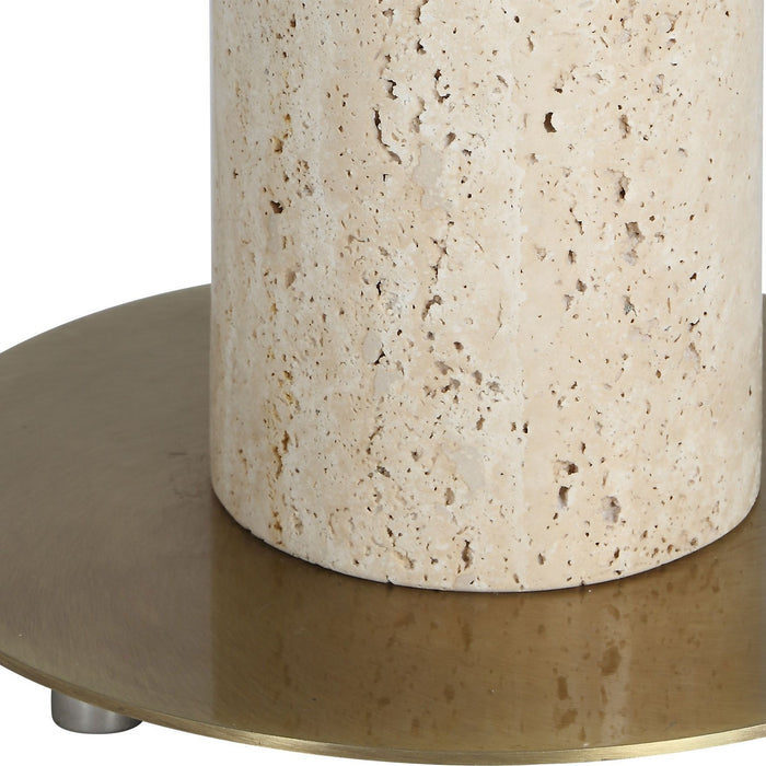 Uttermost - 30841 - One Light Floor Lamp - Halen - Antique Brass