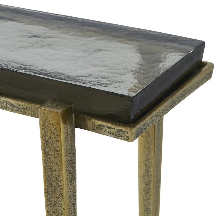 Uttermost - 50581 - Accent Table - Preston - Antique Brass