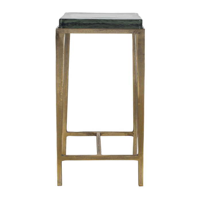 Uttermost - 50596 - Accent Table - Preston - Antique Brass
