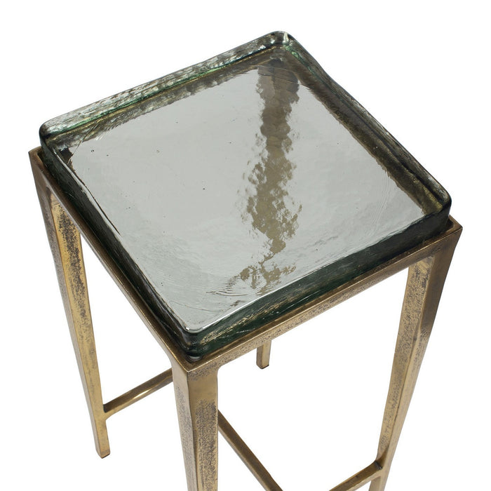 Uttermost - 50596 - Accent Table - Preston - Antique Brass