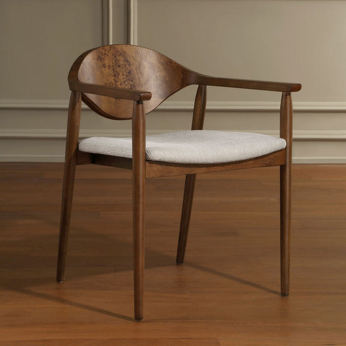 Uttermost - 53145 - Dining Chair - Augusta - Warm Walnut