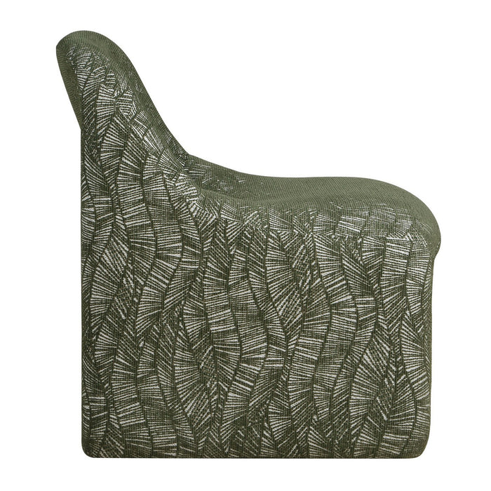 Uttermost - 53148 - Accent Chair - Menlo - Olive Green Over An Off-white