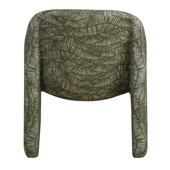 Uttermost - 53148 - Accent Chair - Menlo - Olive Green Over An Off-white