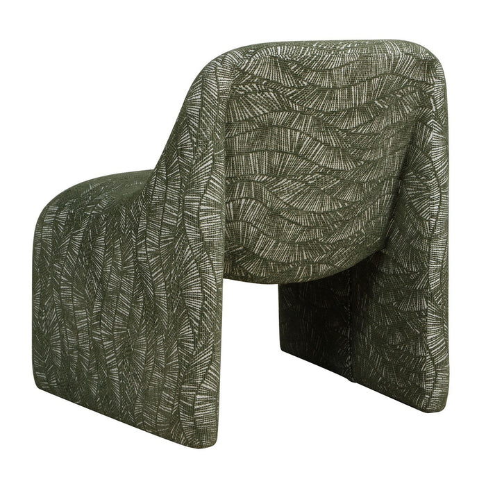 Uttermost - 53148 - Accent Chair - Menlo - Olive Green Over An Off-white
