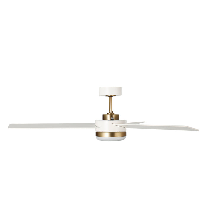Millennium - 1100LED-BR-MWW - 52" Ceiling Fan - Trestwyn - Brass