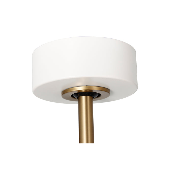 Millennium - 1100LED-BR-MWW - 52" Ceiling Fan - Trestwyn - Brass